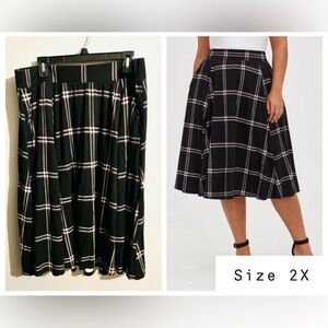 Torrid Midi Studio Luxe Ponte Skirt